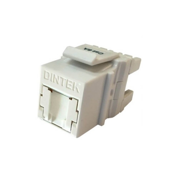 Nhân mạng DINTEK PowerMAX+ Cat.6A 1305-05020 (RJ45, Vertical, Shutter, trắng)