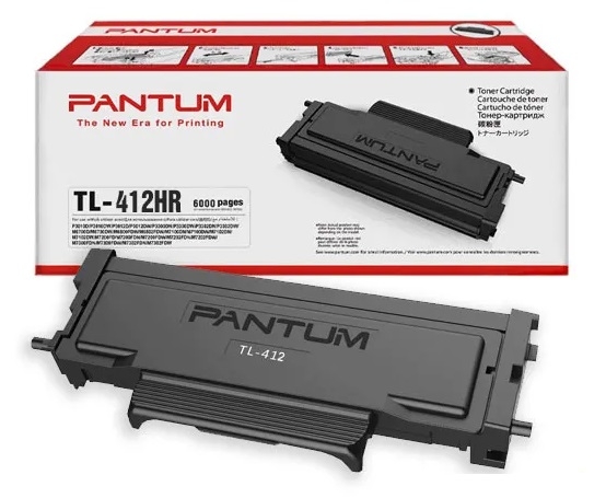 Hộp mực Laser đen trắng PANTUM TL-412HR Dùng cho các dòng máy in P3012D/M6702DW