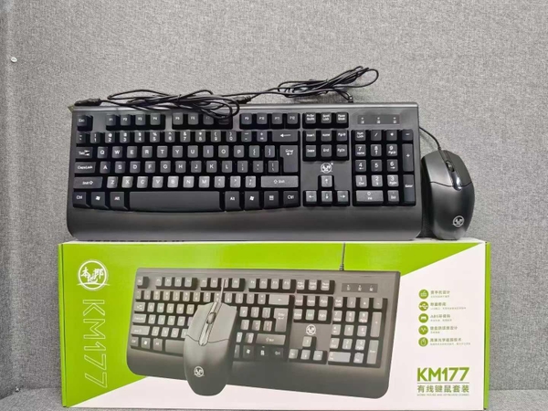 Bộ phím chuột giả cơ có dây Shipadoo KM177