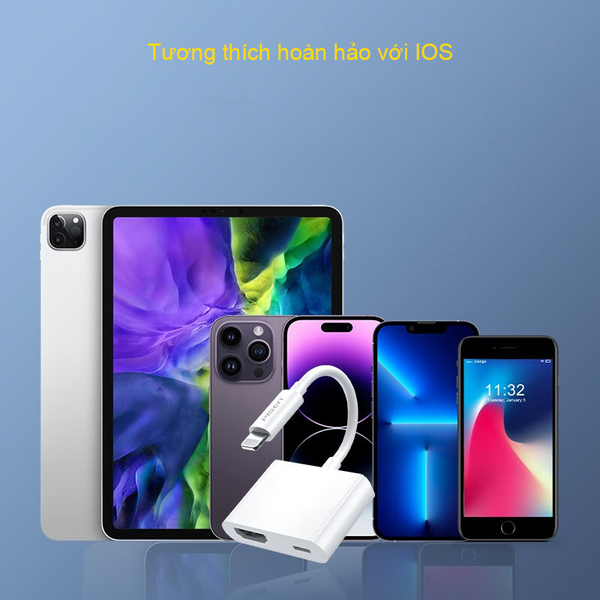 Hub chuyển Lightning PISEN FYD-H04. Chuyển tín hiệu từ cổng Lightning cổng HDMI