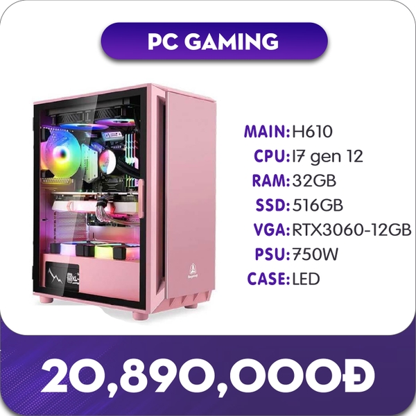 PC Gaming H610 i7 gen12