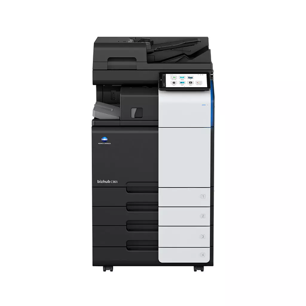 Máy photocopy Konica Minolta bizhub 361i (36 bản/phút, A3, 8GB, 256GB SSD, màn hình cảm ứng màu 10.1