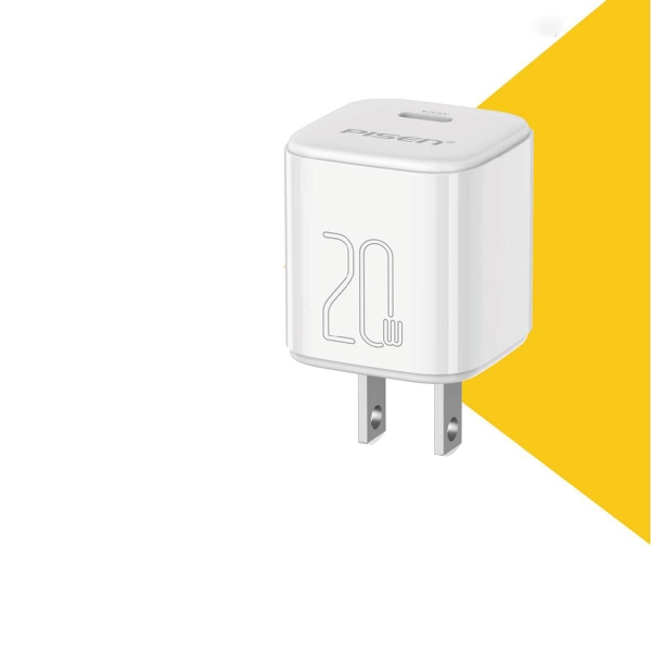 Sạc Pisen QUICK Mr White Tiny USB-C 20W TS-C165 (GLB)