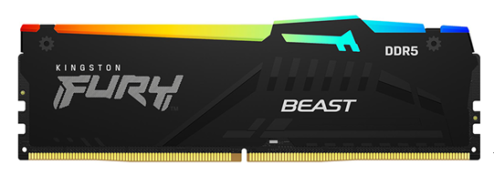 RAM PC Kingston Fury Beast 16GB RGB DDR5 | (1x16GB), 6000MHz, Intel/AMD KF560C36BBE2A-16WP