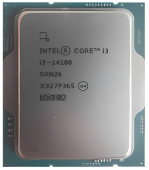 CPU Intel Core i3 14100 Tray (Socket 1700/ Base 3.5Ghz/ Turbo 4.7GHz/ 4 Cores/ 8 Threads/ Cache 12MB)