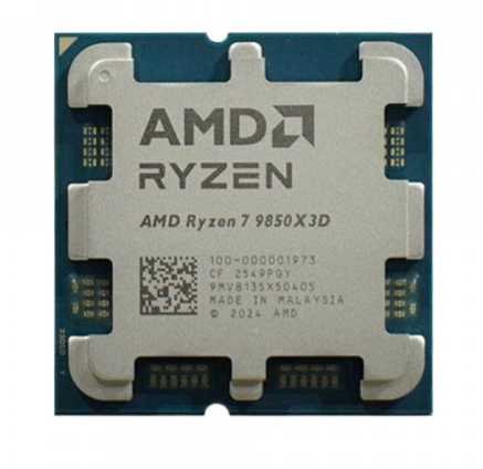 CPU AMD Ryzen 7 9850X3D TRAY (AMD AM5 - 8 Core - 16 Thread - Base 4.7Ghz - Turbo 5.6Ghz - Cache 104MB)