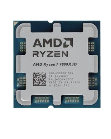CPU AMD Ryzen 7 9800X3D TRAY (AMD AM5 - 8 Core - 16 Thread - Base 4.7Ghz - Turbo 5.2Ghz - Cache 104MB)