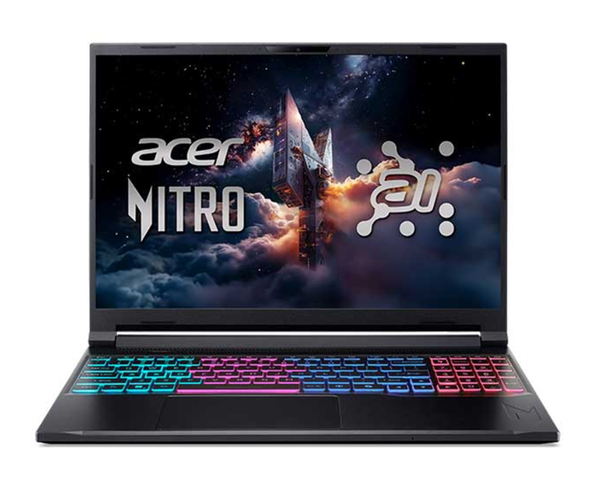 Laptop Acer Nitro ANV16S-61-R7KQ R5 AI 340/16GD5/512GSSD/16FHD+ 180/W11/8GD7_RTX5060/ĐEN
