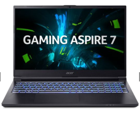 Laptop Acer Aspire 7 A715-59G-78WG i7-13620H/16GD4/512GSSD/15.6FHD 144Hz/4C/W11/6GD6_RTX3050/ĐEN