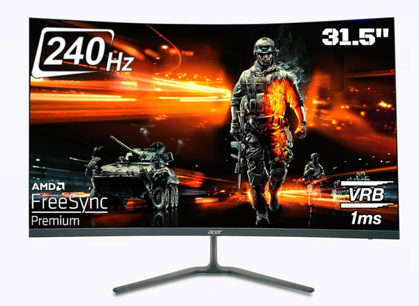 Màn Hình ACER ED320Q X2 31.5 INCH/1920x1080@240Hz/VA/DP/HDMI/SPK/LED/ĐEN