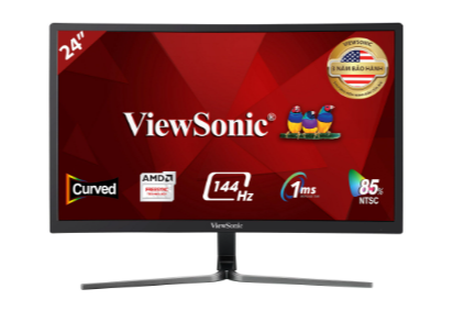 Màn Hình Viewsonic VX2458-C-MHD (24inch/FHD/VA Cong/144Hz/Loa/Đen)