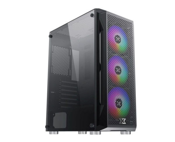 Vỏ XIGMATEK GAMING X 3F (EN49899) ATX sẵn 3 FAN LED