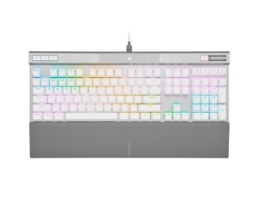 Bàn phím Corsair K70 PRO-WHT-OPX Silver-RGB - NEW