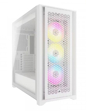 Vỏ máy tính Corsair iCUE 5000D RGB Airflow, True White (CC-9011243-WW)