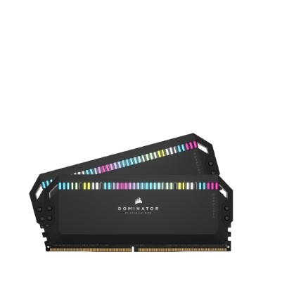 Bộ nhớ trong Corsair DDR5, 6200MHz 32GB 2x16GB DIMM, DOMINATOR PLATINUM RGB Black Heatspreader, RGB LED, C36, 1.25V