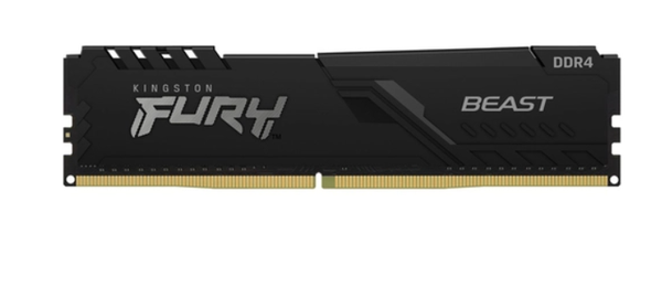 Ram PC Kingston Fury Beast Black 16GB 2666MHz DDR4 KF426C16BB/16