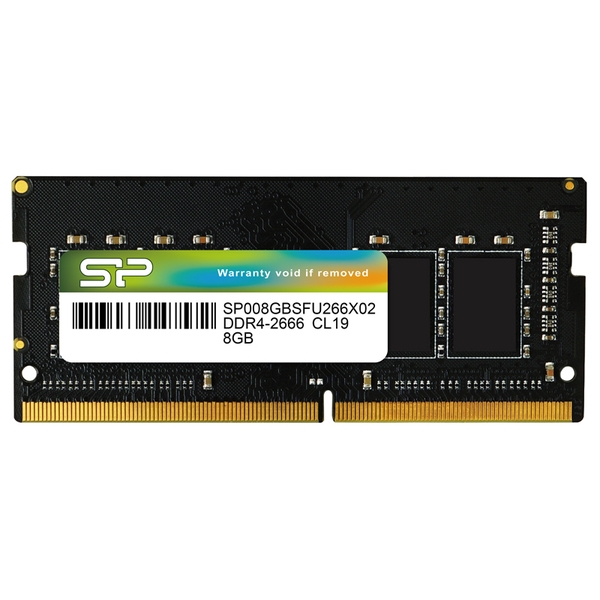 Ram Laptop Silicon Power8GB (1x8GB), DDR4 SODIMM bus 2666Mhz, CAS 19 (SP008GBSFU266X02)