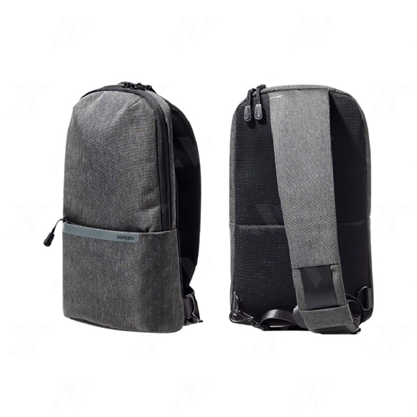 Balo chống thấm nước chất liệu Oxford Fabric & Velvet xám đen LP673 20015581