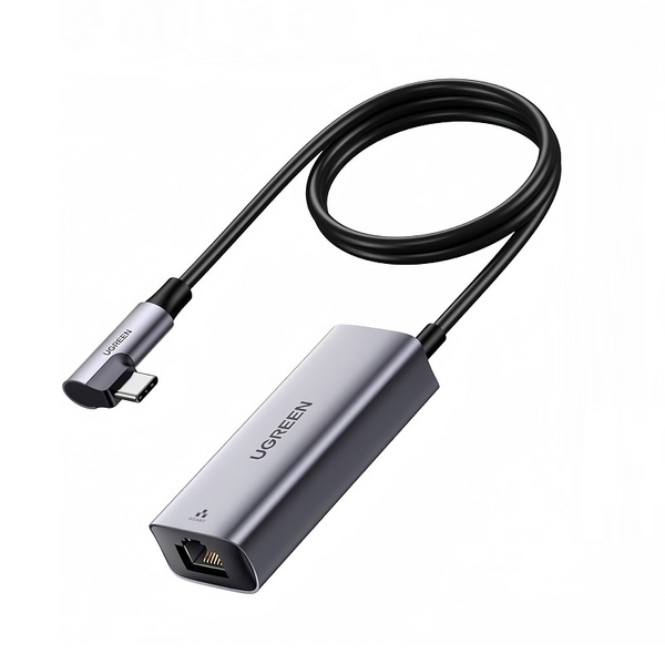 Dây chuyển đổi có chip set USB-C sang Ethernet có PD mau ghi xám dài 1.2MUgreen (80605)