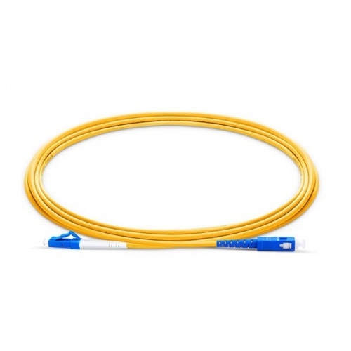 Fiber patch cord 9/125um, Single-mode, Simplex, LC/LC, 3M