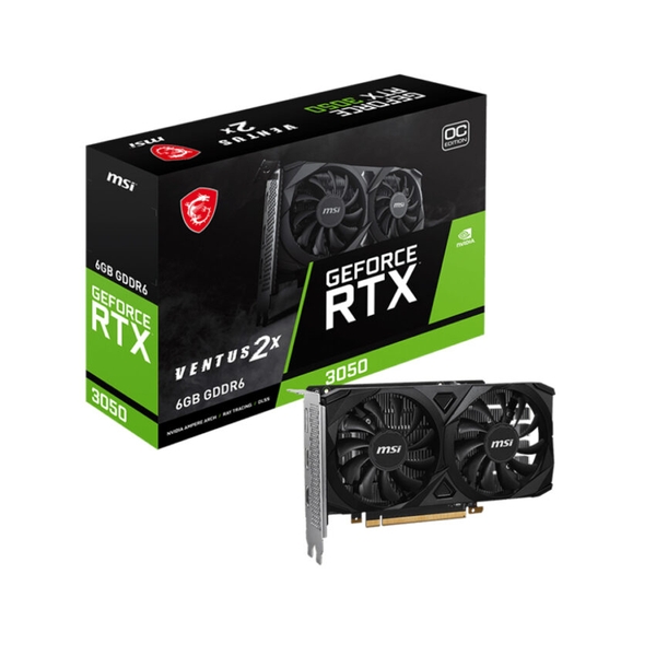 Card màn hình MSI GeForce RTX 3050 VENTUS 2X 6G OC