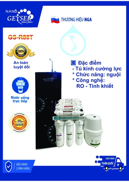 Máy Lọc Nước Nano Geyser GS-R88T