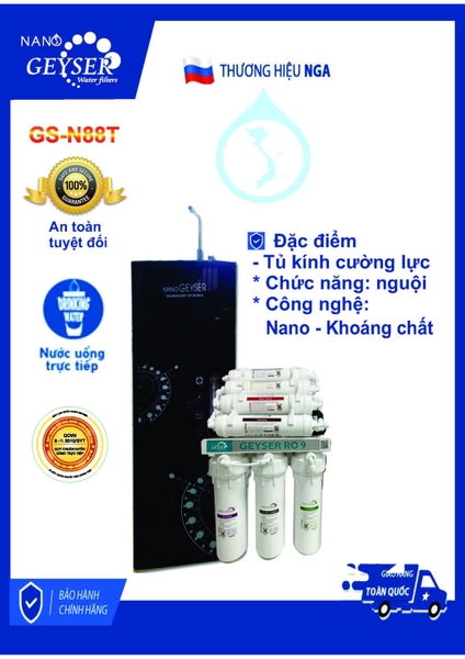 Máy Lọc Nước Nano Geyser GS-N88T