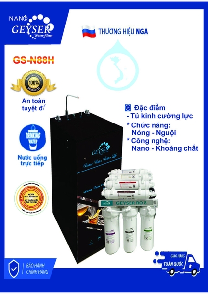 Máy Lọc Nước Nano Geyser GS-N88H