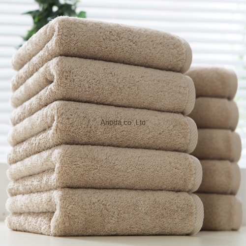 10 Cái Khăn Tắm 40X80Cm 100% Cotton Màu Beige 170G/C