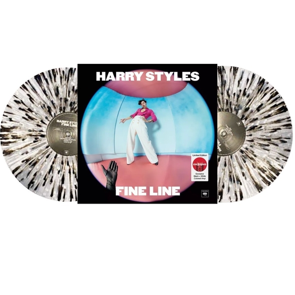 Fine Line ( Clear Black & White Splatter)