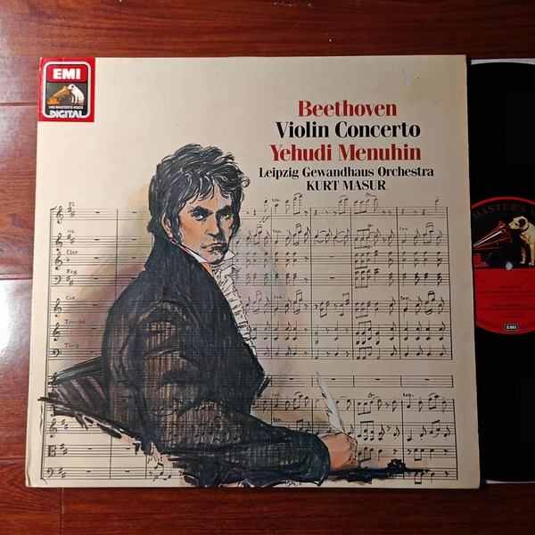 Beethoven, Yehudi Menuhin, Leipzig Gewandhaus Orchestra, Kurt Masur – Violin Concerto