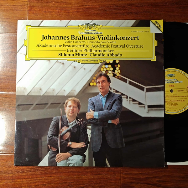 Johannes Brahms, Shlomo Mintz ∙ Claudio Abbado ∙ Berliner Philharmoniker – Violin Concerto / Academic Festival Overture