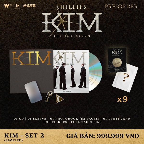 KIM - Set 2 (Limited): Full Bag 09 Pin + CD Album