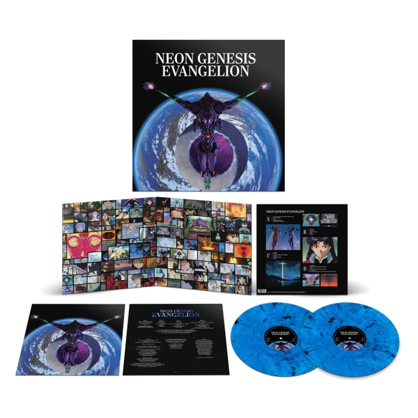 Neon Genesis Evangelion (Blue Translucent w/ Black Smoke Vinyl)