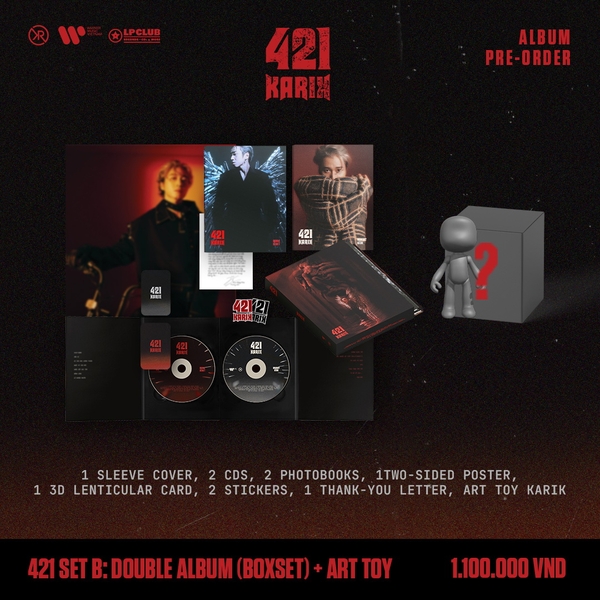 421 SET B: Double album (Boxset) + Art Toy