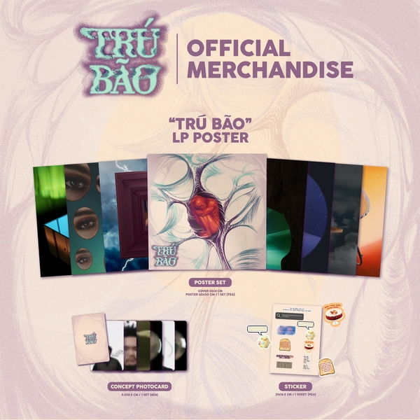 Trú Bão poster set