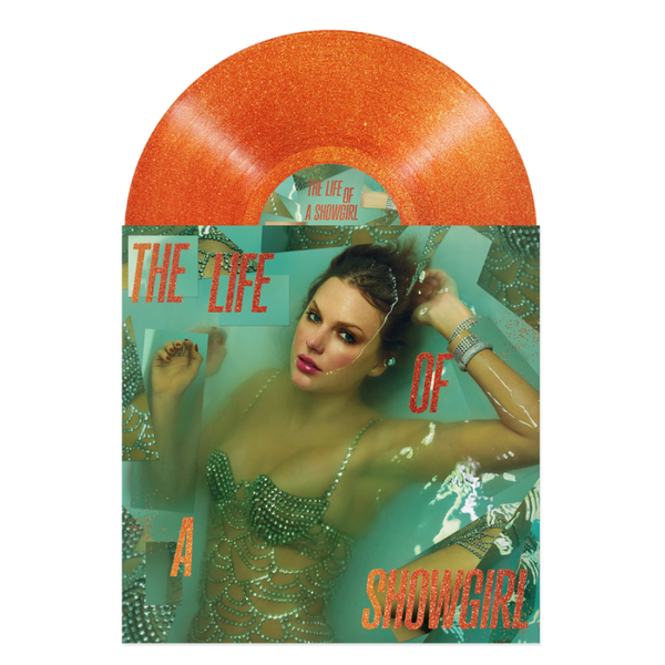 The Life of a Showgirl: Sweat and Vanilla Perfume (Portofino Orange Glitter Vinyl)