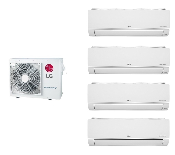 Hệ thống máy lạnh Multi Split LG 4.0HP + 04 dàn lạnh treo tường 1.0HP