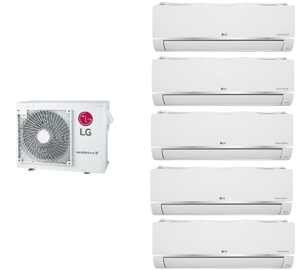 Hệ thống máy lạnh Multi Split LG 5.0HP + 05 dàn lạnh treo tường 1.0HP