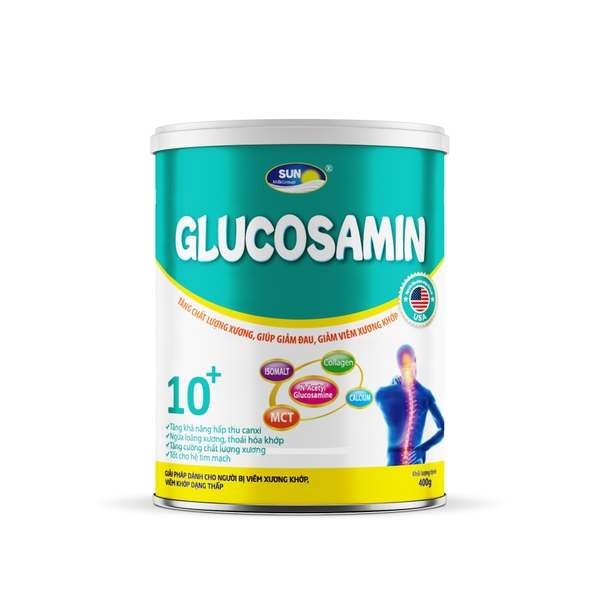 Sữa GLUSOSAMIN SUN Milk Group 400g – Sản phẩm tăng chất lượng xương, giúp giảm đau, giảm viêm xương khớp.