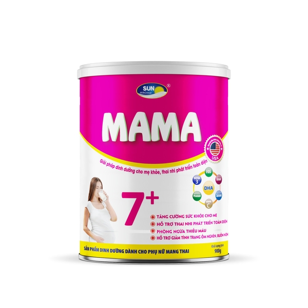 Sữa MAMA SUN Milk Group 900g – Giải pháp dinh dưỡng giúp cho mẹ khỏe, thai nhi phát triển toàn diện