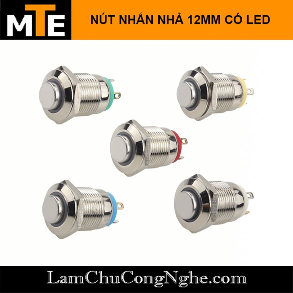 nut-nhan-nha-chong-nuoc-12mm-co-led-xanh-do-12mm-9-30v