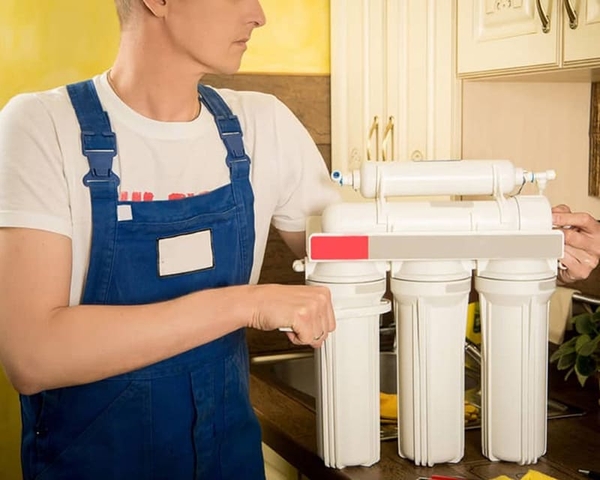 Máy lọc nước không có nước vào bình áp do lõi lọc bị e khí