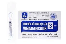 BƠM TIÊM VINAHANKOOK 3ML/CC