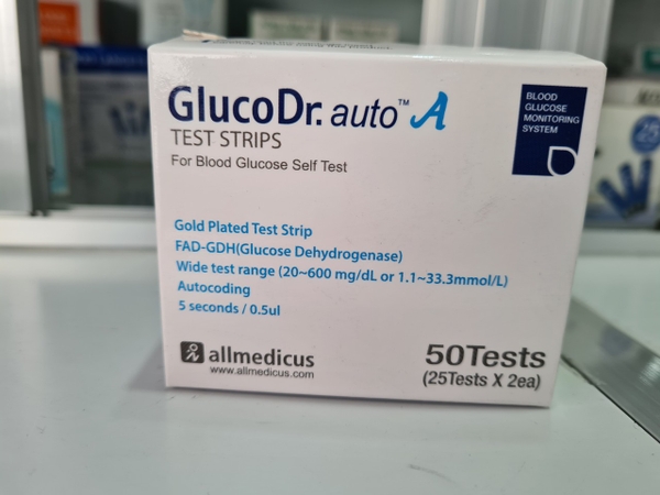 Que thử đường GLUCO DR.AUTO 50 que