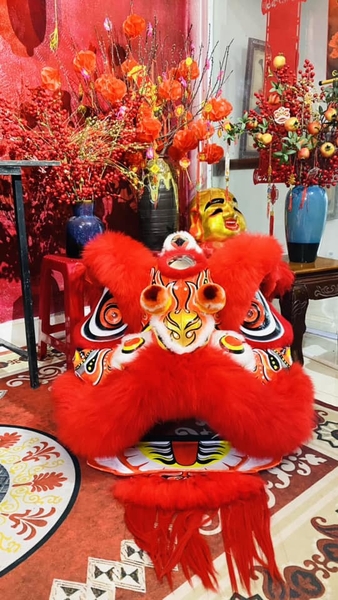 LÂN SƯ RỒNG  MÀU ĐỎ