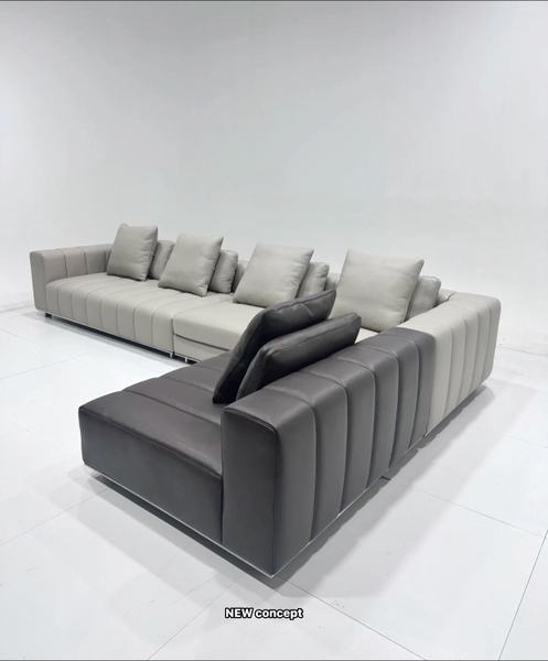 Sofa văng minotti da thật hiện địa new concept