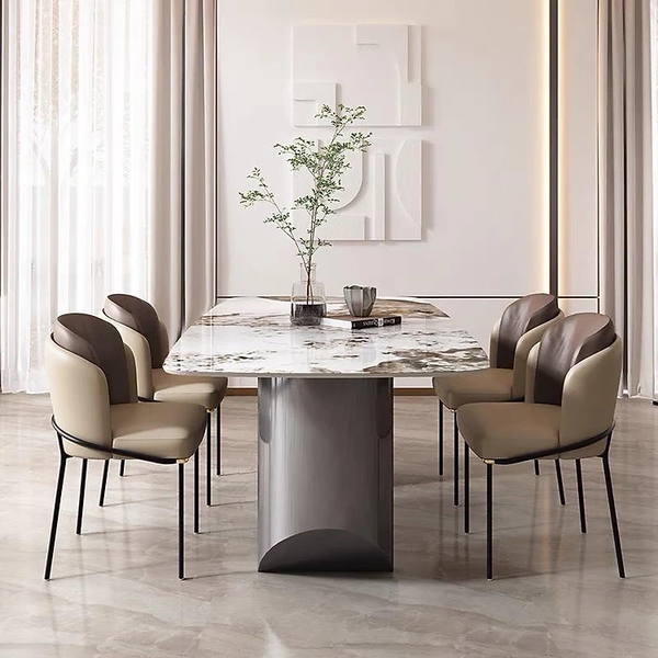 Bộ bàn ăn angie cùng bộ ghế minotti