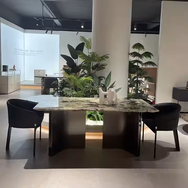 Bộ bàn ăn langham trong phòng trưng bày tại Showroom