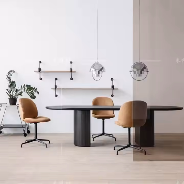 Bàn Ăn Ellip trong không gian phòng ăn đẳng cấp, sang trọng